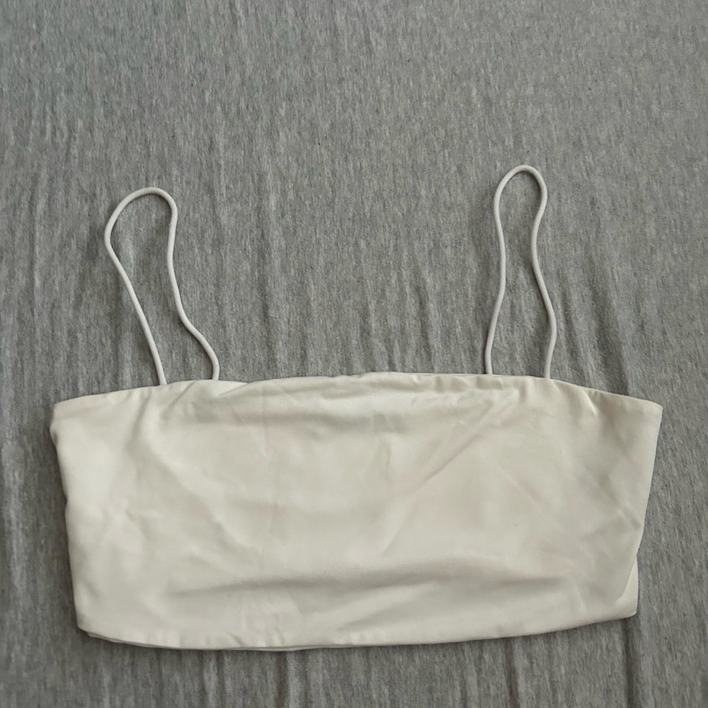 White SHEIN cropped tank top